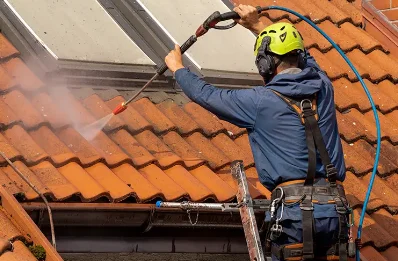 Démoussage et hydrofuge de toiture à Belmesnil